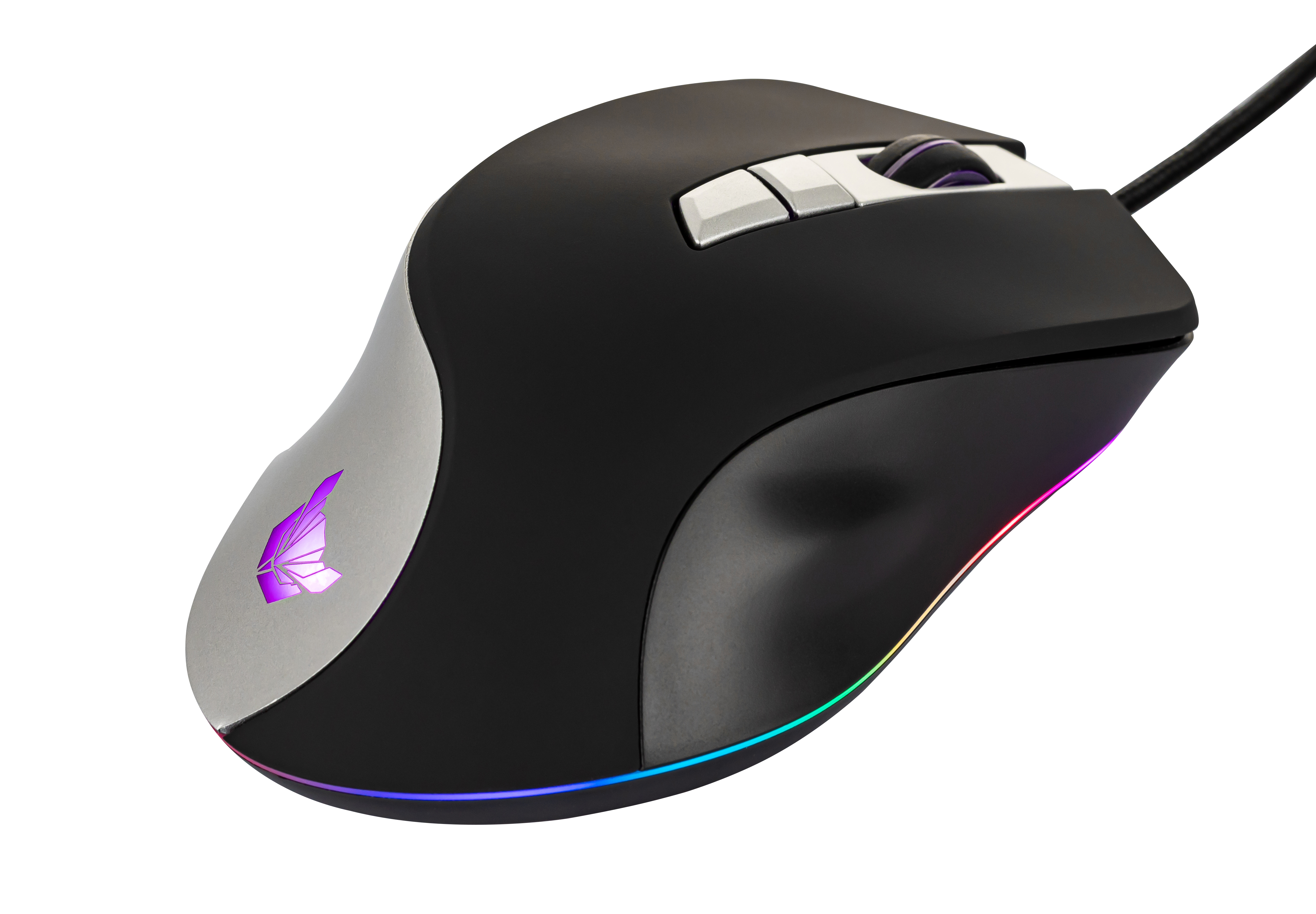 Rowl RGM-04 AVES USB Siyah RGB Aydınlatmalı 7200DPI Makrolu Gaming Oyuncu Mouse